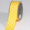 The Ribbon People Yellow and White Polka Dotted Grosgrain Craft Ribbon 1.5" x 88 Yards